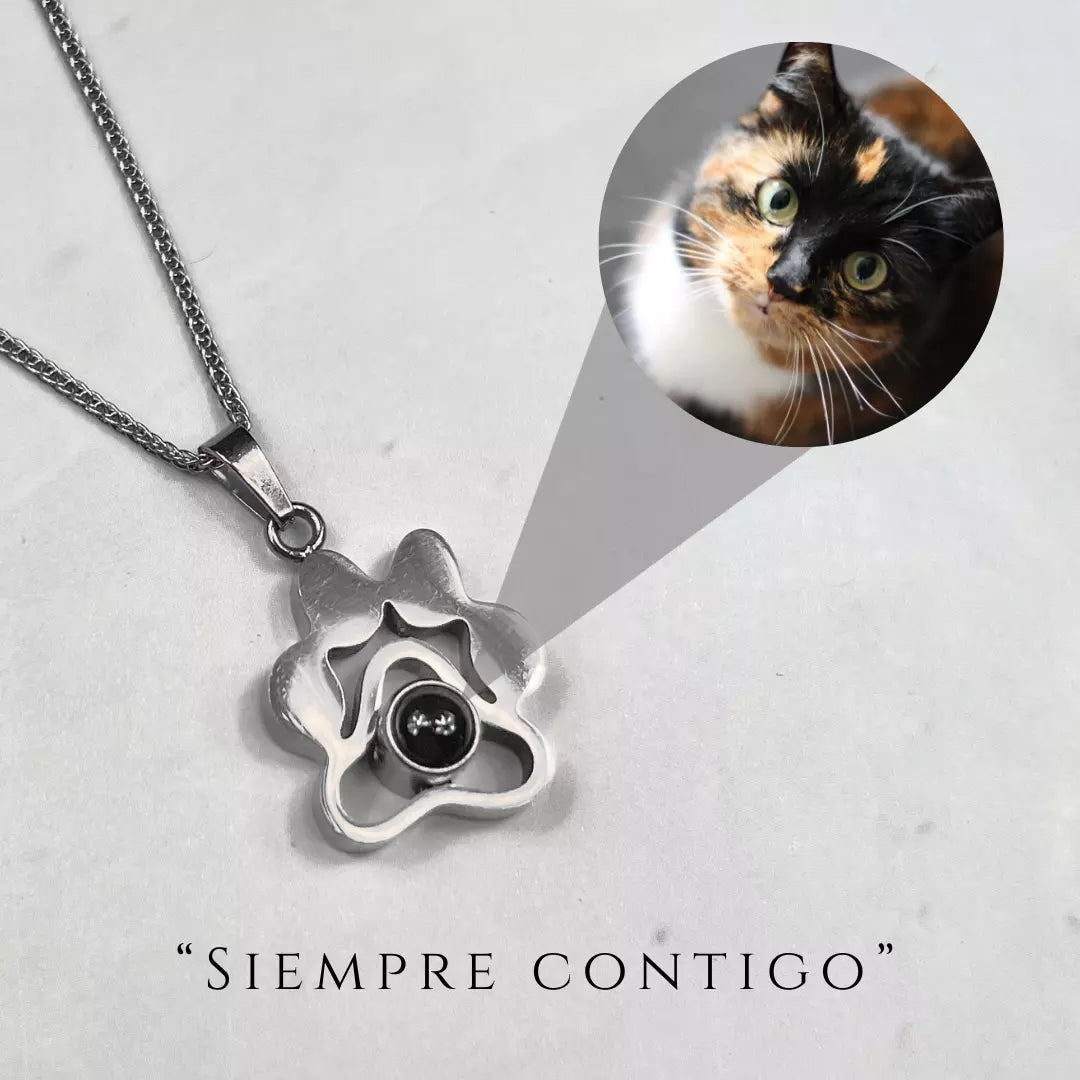 Collar personalizado "Huella de Gato"