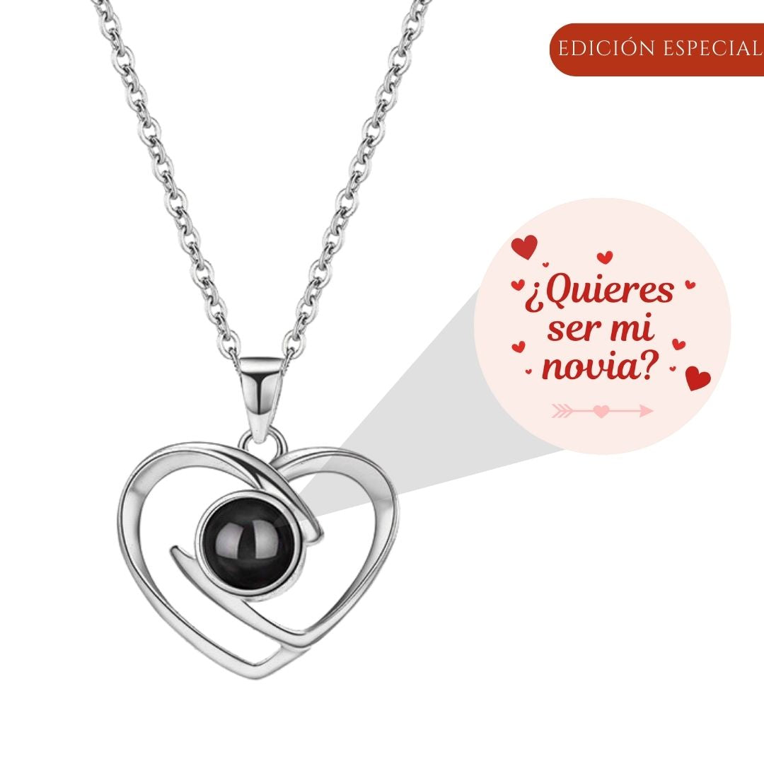 Collar Plata 925 "¿Quieres ser mi novia?"