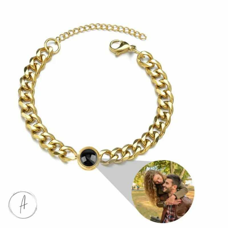 Pulsera Personalizada Metálica "Siempre Contigo"