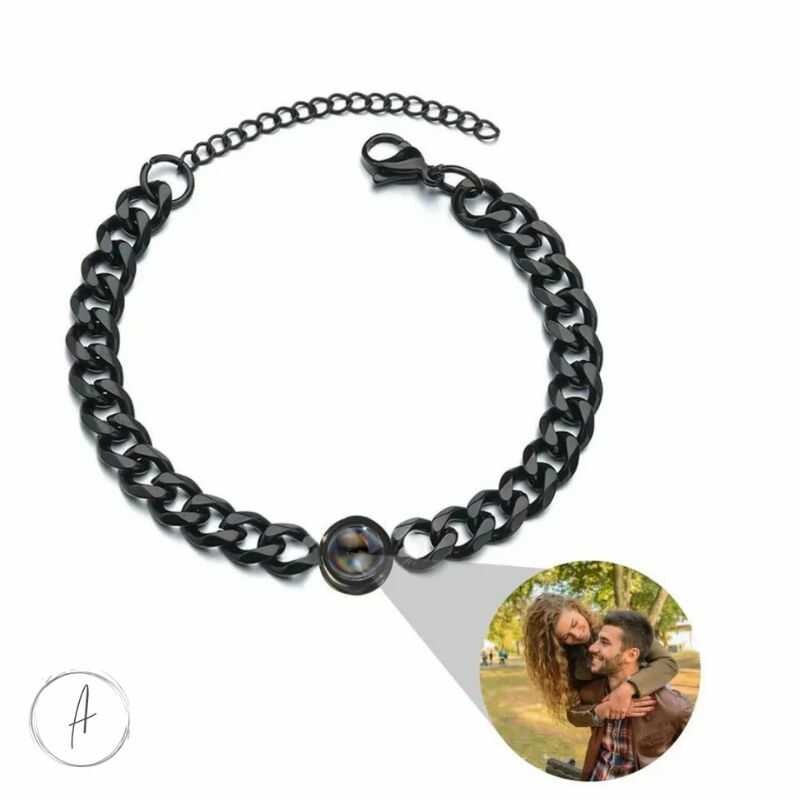 Pulsera Personalizada Metálica "Siempre Contigo"