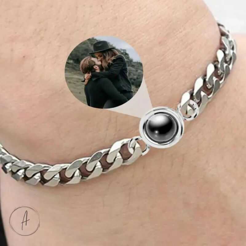 Pulsera Personalizada Metálica "Siempre Contigo"